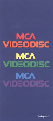 MCA
                                    VideoDisc Spring 1982